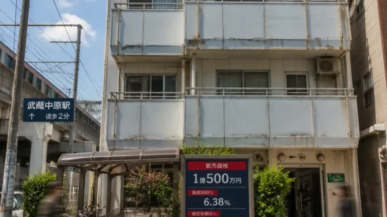 川崎・武蔵中原近くの一棟マンション売り出し、投資家の注目集める