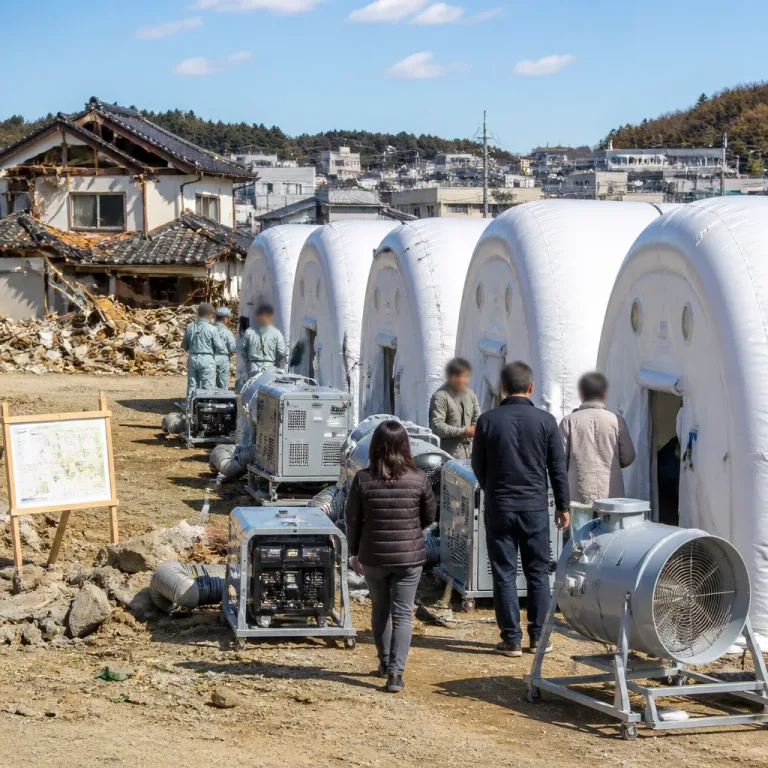 震度7被災地に設置始まる「インスタントハウス」住まい支援の現場