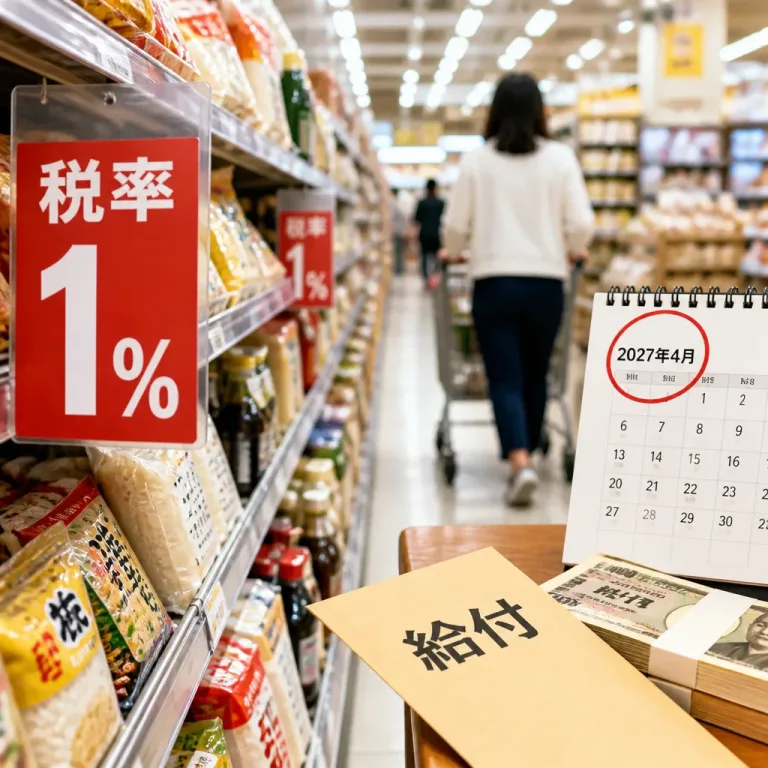 飲食料品の消費税を一時的に実質ゼロ化へ 政府、来春実施方針決定