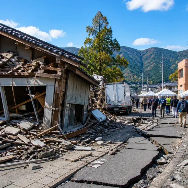 熊本震度7地震 死者12人・心肺停止6人と県発表、被災地の経済影響は長期化も