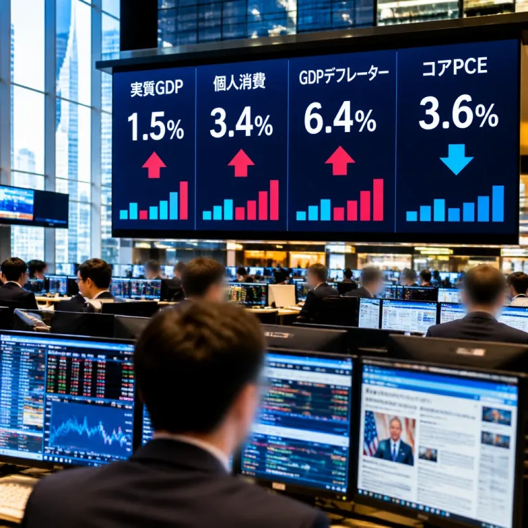 米改定ＧＤＰ：個人消費が押し上げ、成長と物価の同時加速示唆