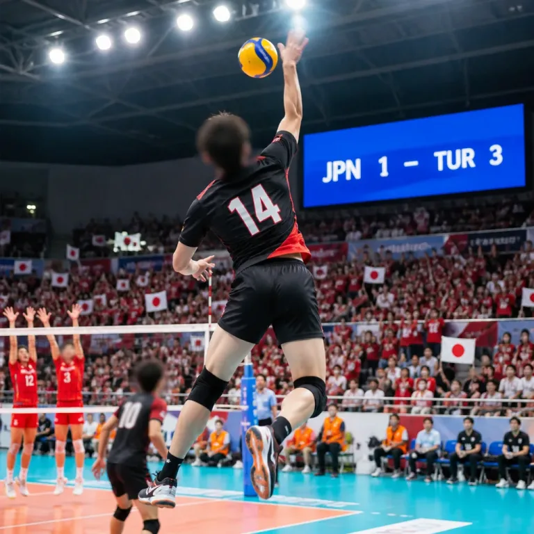 VNL大阪大会で日本がトルコに敗れ大会通算成績は混戦に