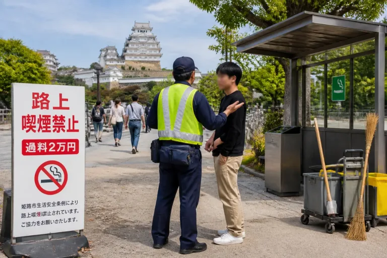 姫路市、路上喫煙過料を2万円に引き上げた理由と課題