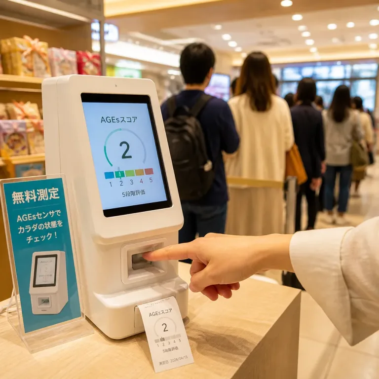 東京駅で無料測定 身近になった「糖化」セルフチェックの実情