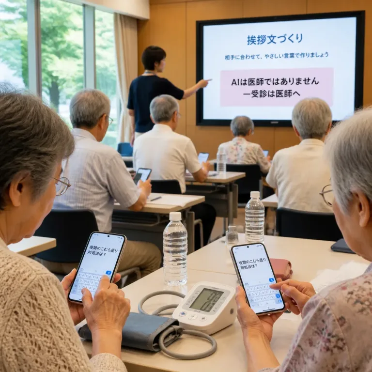 高齢者のAI活用が拡大、身近な健康相談にも一助