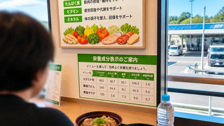 高速道SA/PAに導入、運転者の状態に配慮した「リカバリーめし」展開