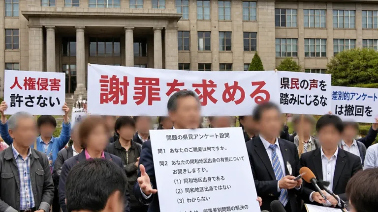 県民アンケート巡る答申と知事対応に申立人側が反発 人権対応の在り方が焦点に