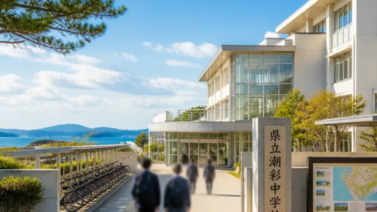 県立潮彩中学校 名称決定、不登校支援の新たな拠点に