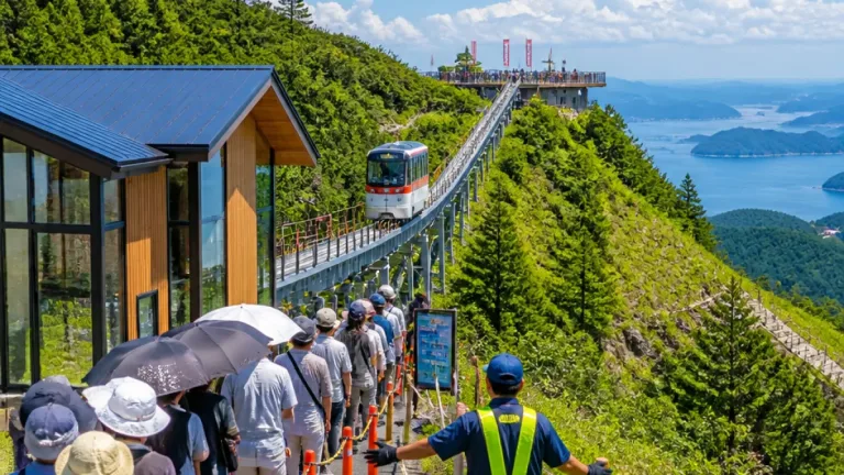 気仙沼大島「亀山モノレール」開業 復興の観光拠点に