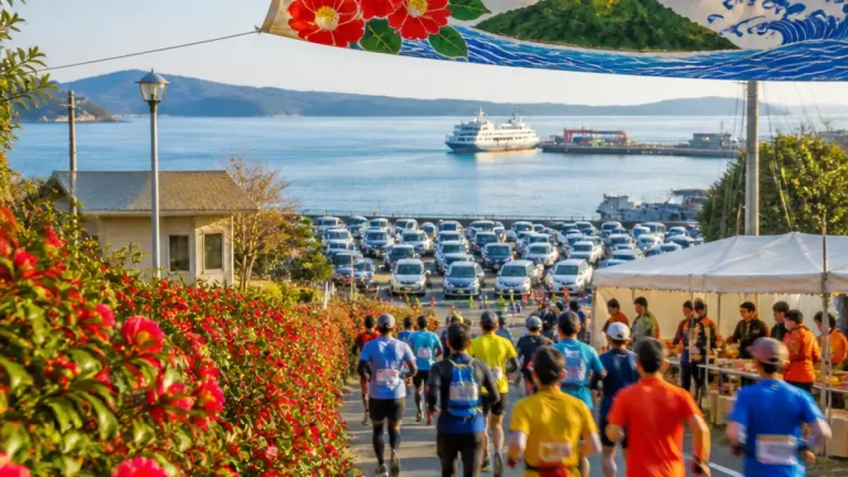 気仙沼・大島でつばきマラソン来年４月に開催決定