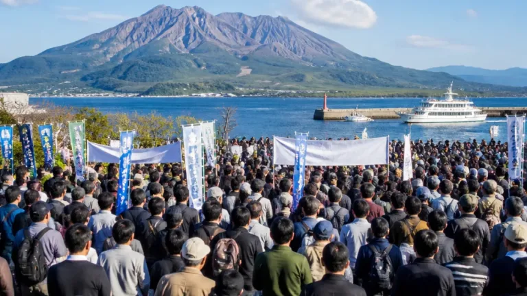 錦江湾横断道路めぐる総決起 鹿児島の調査予算確保を要求