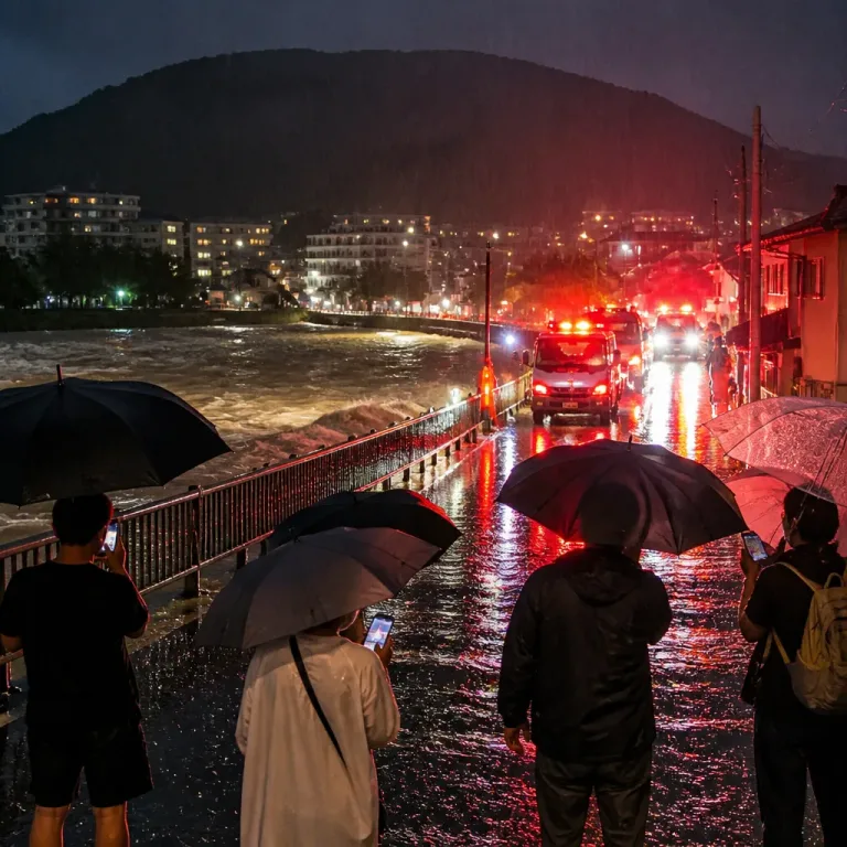 富山・入善で短時間に約100ミリ 記録的短時間大雨発表