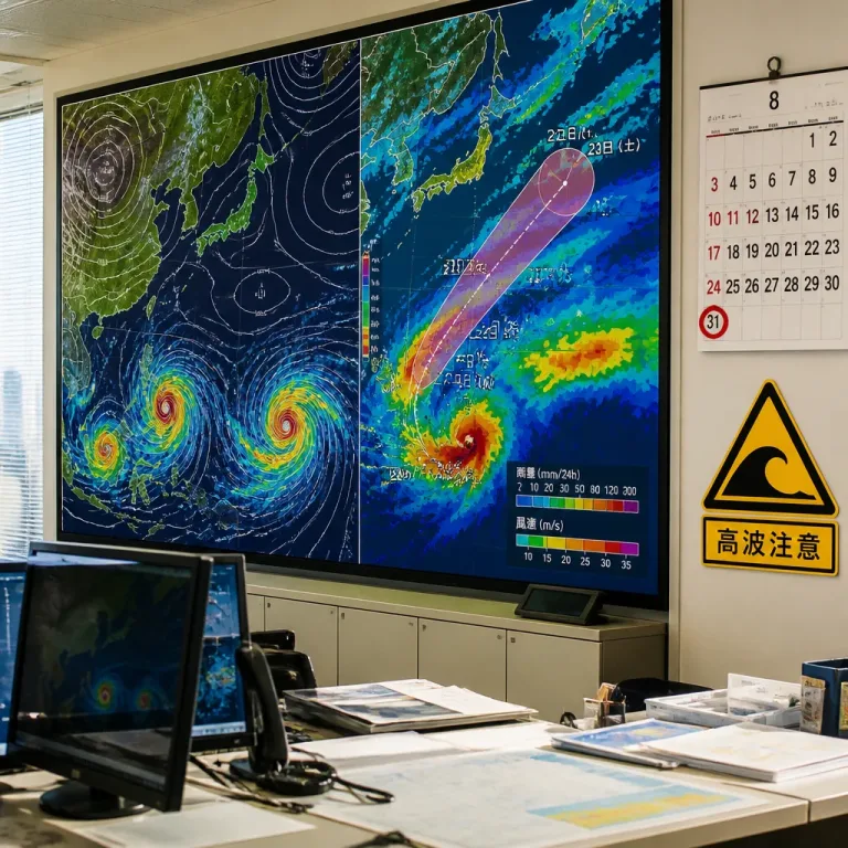 南海上で複数の熱帯じょう乱発生か 月末に日本近海接近の見通しも