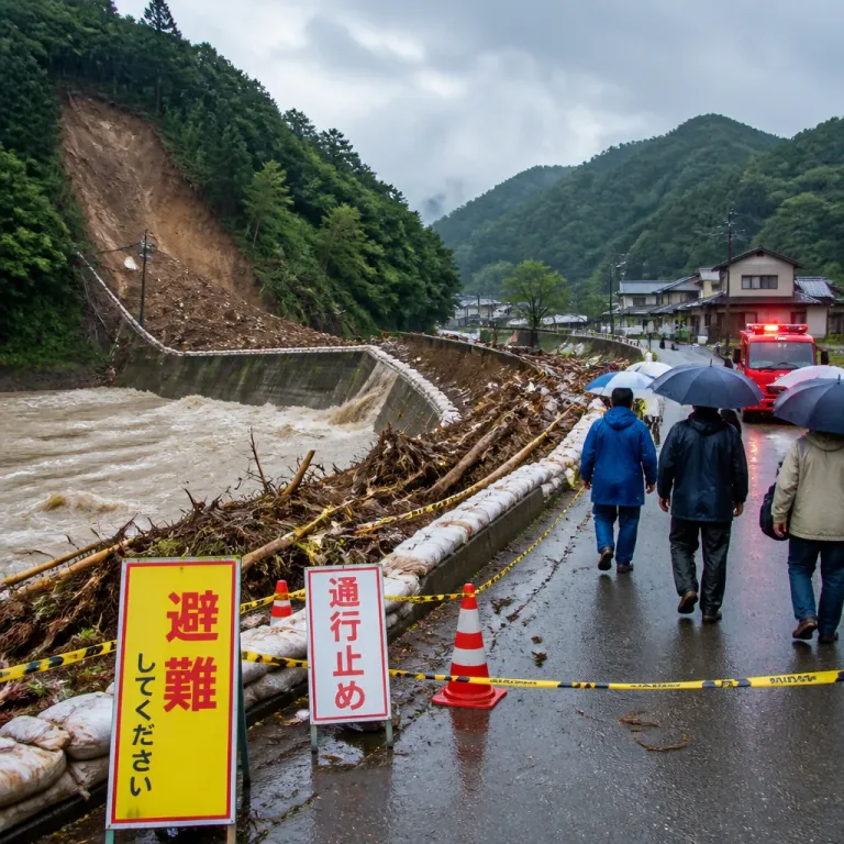 前線停滞で北陸〜東北に警戒継続 土砂災害と浸水の危険高まる