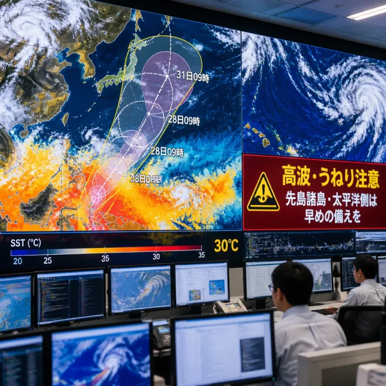 南海域で複数の熱帯擾乱 月末にかけ日本接近の恐れ