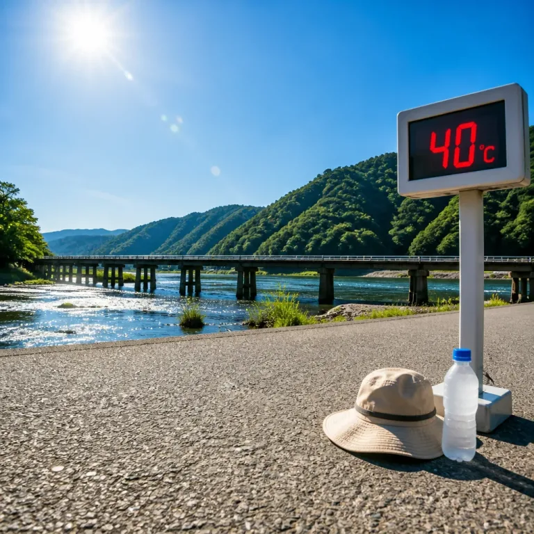 高知で再び猛暑 四万十市で40℃予想、熱中症対策を徹底を
