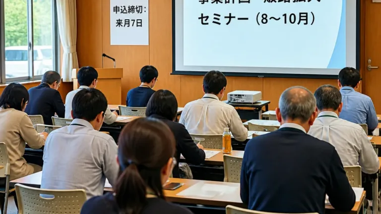 北秋田市商工会、事業計画と販路拡大の無料セミナー参加者を募集