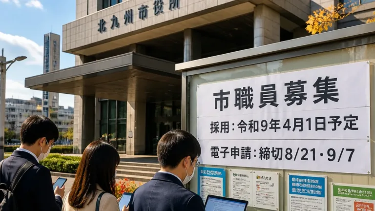 北九州、来春採用の市職員募集 多様な区分で幅広く受け付け