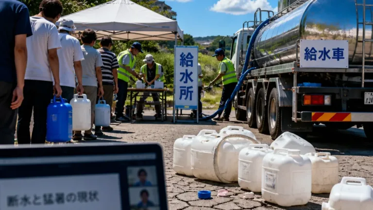 北九州の職員が報告「猛暑と断水で過酷」熊本派遣の現状