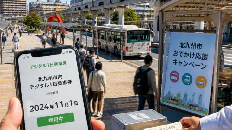 北九州で公共交通割引キャンペーン開始 市民の外出支援を拡充