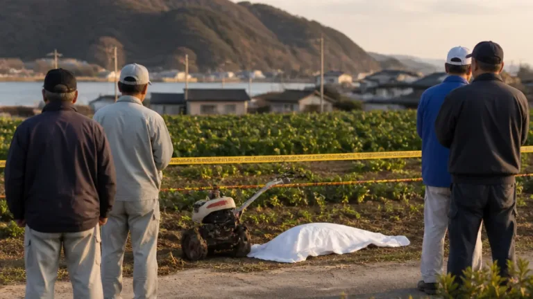 北九州・門司で畑に倒れた男性遺体 身元・死因を警察が調査