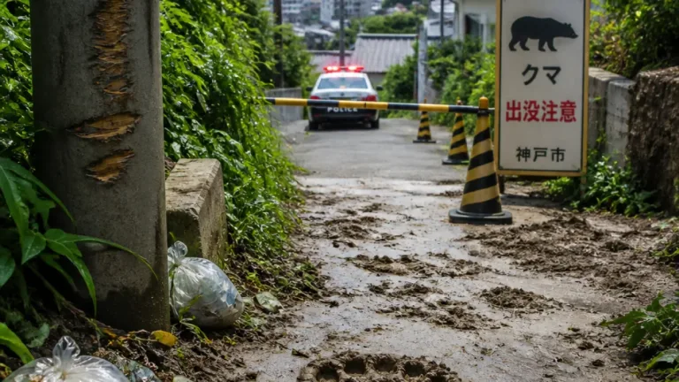 神戸で再びクマ出没か 先月撮影個体の可能性も