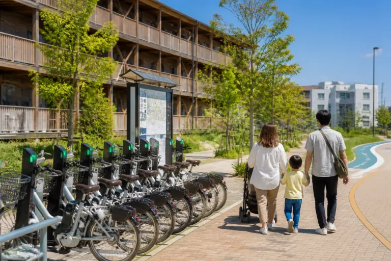 神戸で始まる「モビ×住む」 市営住宅にシェア自転車導入