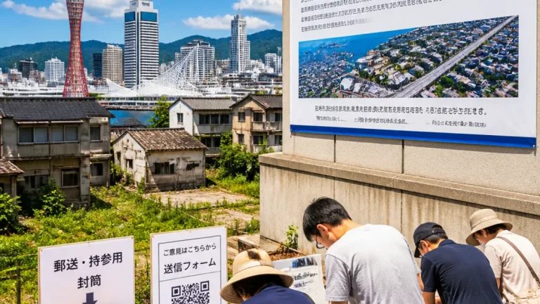 神戸 市が「スポンジ化対策素案」意見募集を開始 住民参画が鍵に
