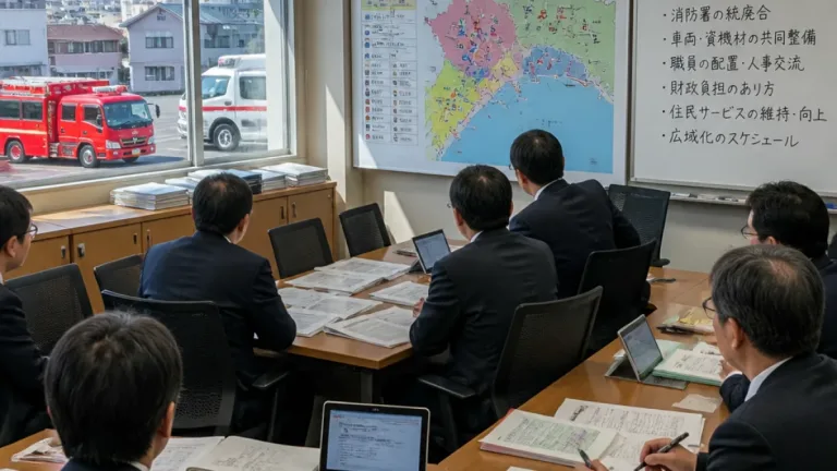 消防広域化を巡り高知市議の調査特別委が初会合 議論の焦点は受託範囲と住民サービス