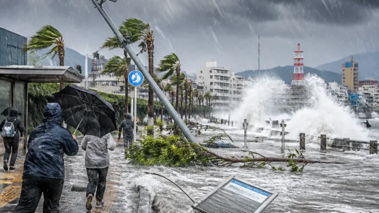 午後から強まる雨風 台風接近で4〜5日にかけ一段の警戒を