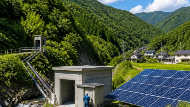 高知・北川村、村内消費めざす小水力で「電力地産地消」へ