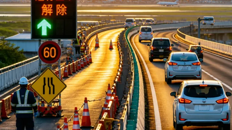高知東部自動車道の通行止めが解除 空港アクセスに影響緩和