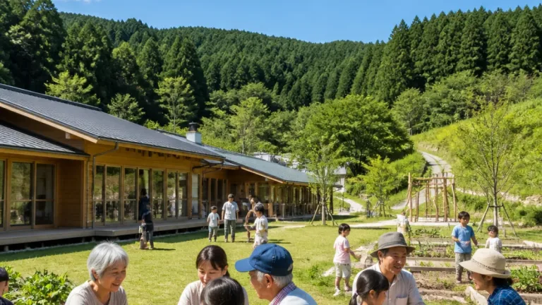 「保育園と公園」を核に交流を創出 江府町が体験プログラム開発で寄附募る