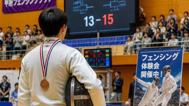 甲府のスポーツファンが注目 山田がフェンシング世界選手権で連続銅獲得