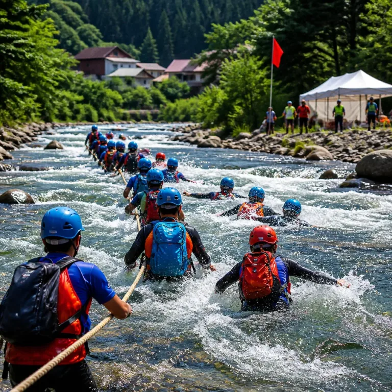 川を上る伝統行事、規模縮小でも人気根強く参加者200人で開催