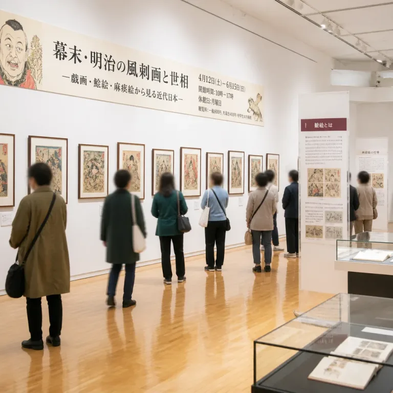 幕末明治の「たわむれ」浮世絵展、町田で250点公開