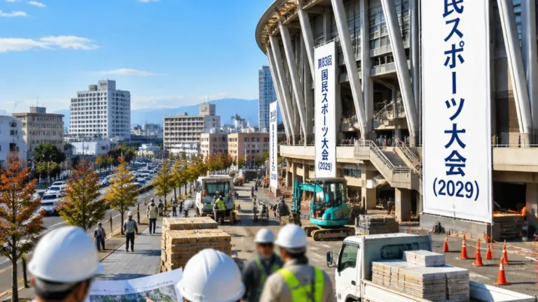 国民スポーツ大会の開催地が群馬に決定、2029年10月6日開幕へ