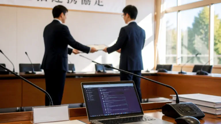 小牧市が生成AI導入で行政業務の効率化めざす 包括連携協定を締結