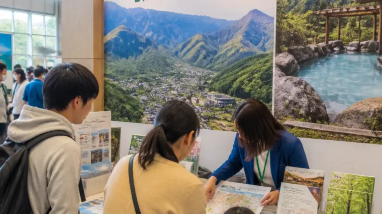 鈴鹿山麓の菰野町、名古屋で移住相談ブースを出展