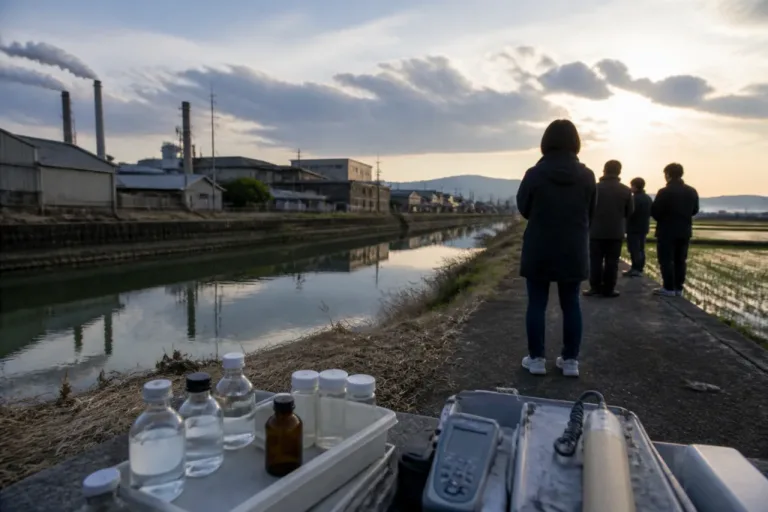湖南市の茶釜川で指針値超のPFAS検出、県が周辺工場を調査