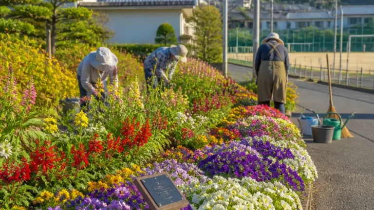 郡山の彩り讃える「花いっぱい」 町内会や小学校が最優秀