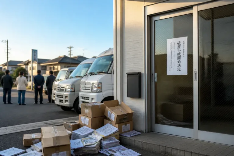 郡山の軽貨物運送業イデアル、地裁支部が破産開始決定