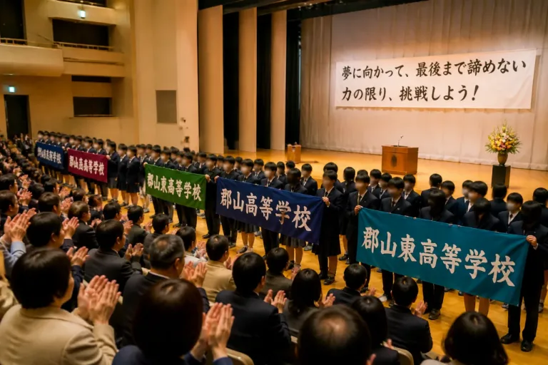 郡山で公務員・就職試験に向け出陣式 受験生の士気を支える地域の取り組み
