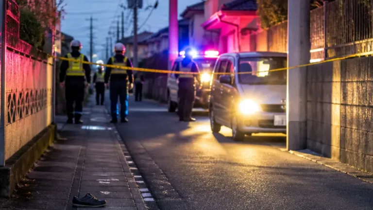 郡山の市道で県職員がはねられ死亡 夜間の交通安全が課題に