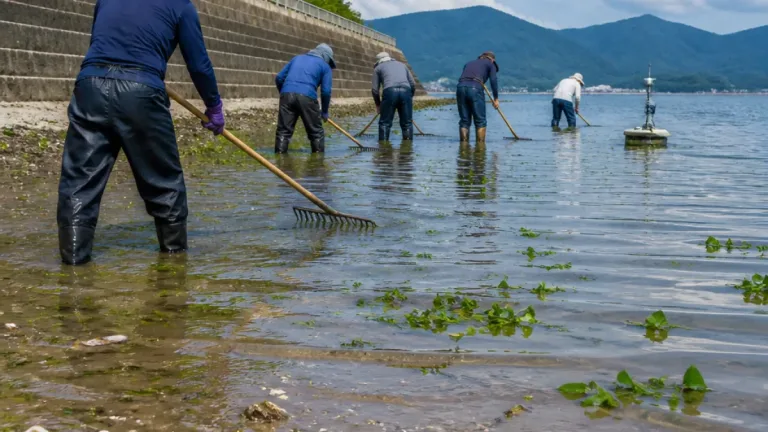久々子湖の伝統シジミ漁が危機 漁獲激減で地域の暮らしに影