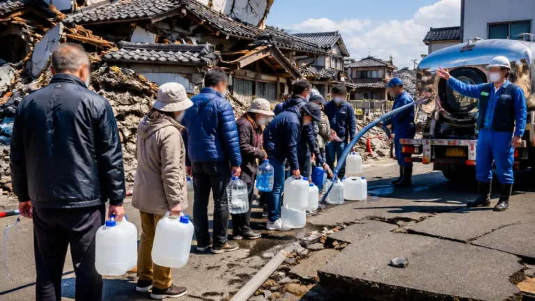 県内17市町村で約14万戸が断水 住民生活に広がる影響