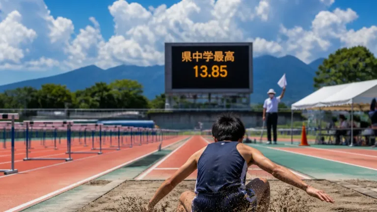 熊本県中学総体で陸上2種目が県記録更新