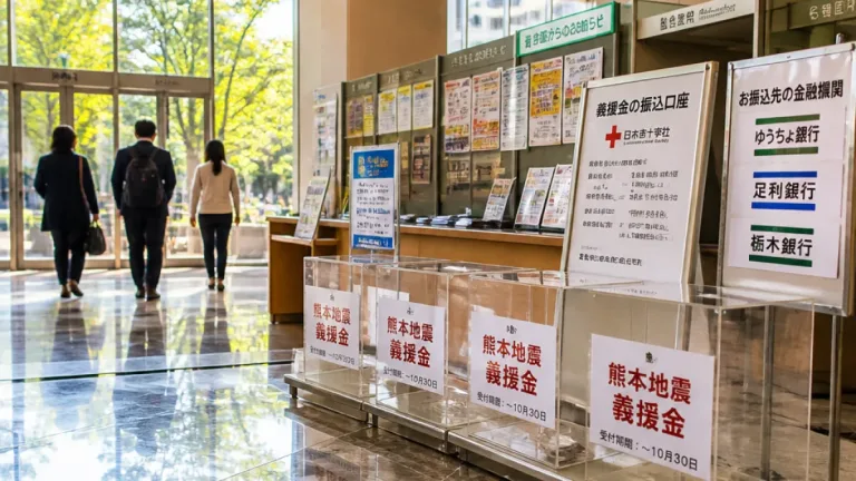 熊本地震 栃木県内の募金窓口と受付情報