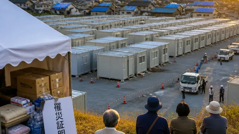 避難生活継続、仮設住宅整備に着手 熊本地震から1カ月