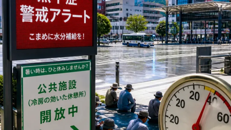 熊本で熱中症警戒アラート 発表 県内で極めて高い危険性